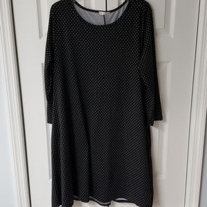 Dress, stretchy, pockets, 3/4-sleeve